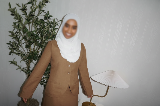 Kaia Vest Blazer - Teddy