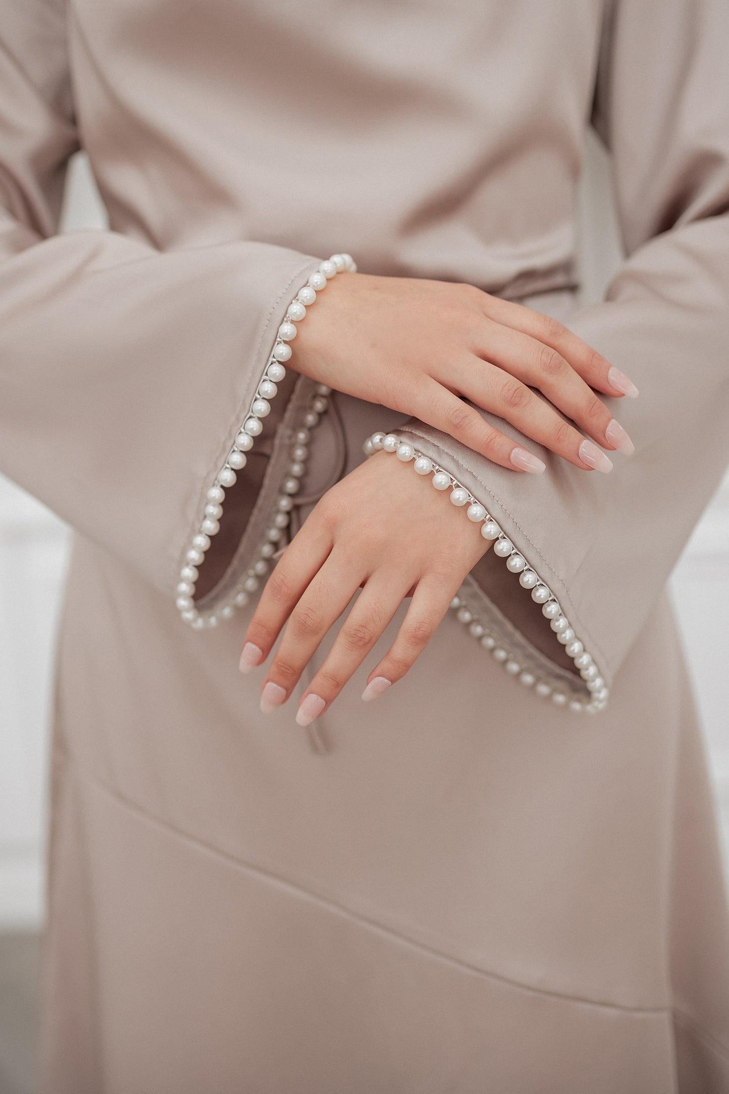 Awa Pearl Dress - Bone
